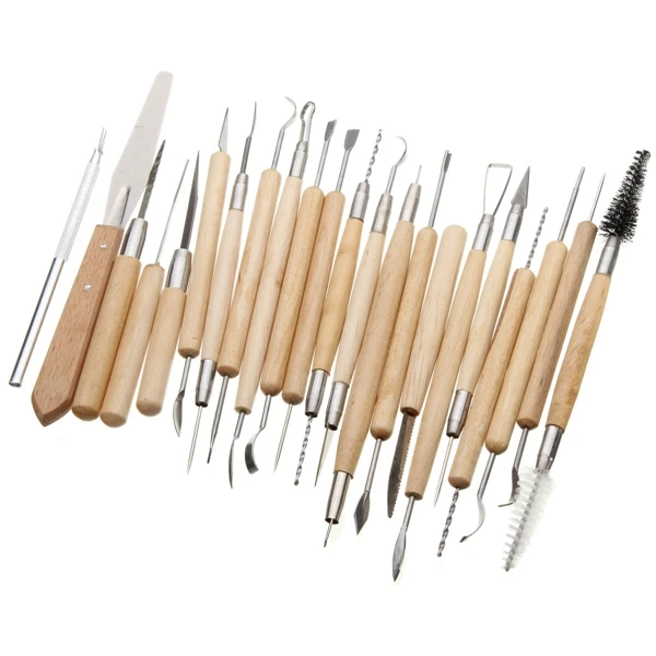 27 шт. силиконовой резины формирователь гончарной глины скульптура резьба Fimo