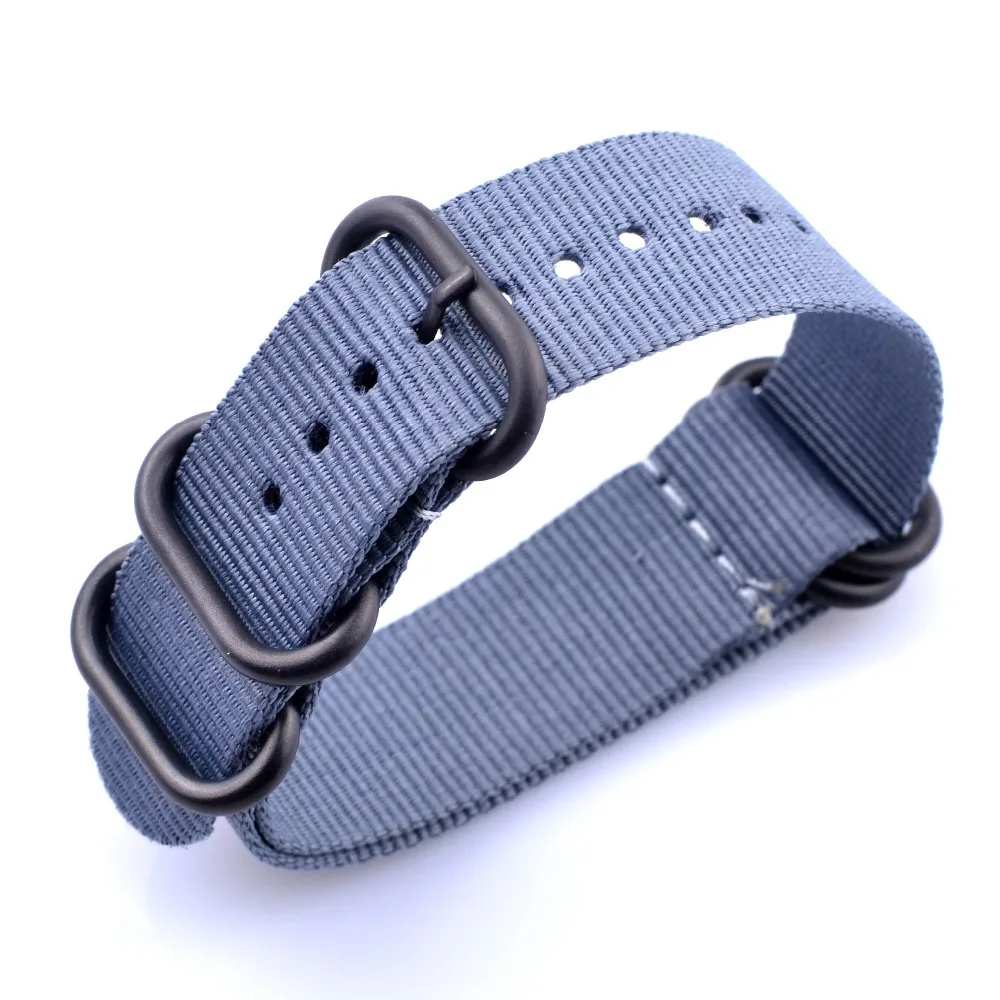 Высокого качества для мужчин и женщин нейлон зулу ремешок наручных часов ремень