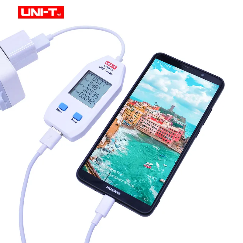 UNI-T UT658 серия USB измеритель мощности и тестер USB-A и USB-C цифровой измеритель напряжения/тока/емкости/энергии/сопротивления