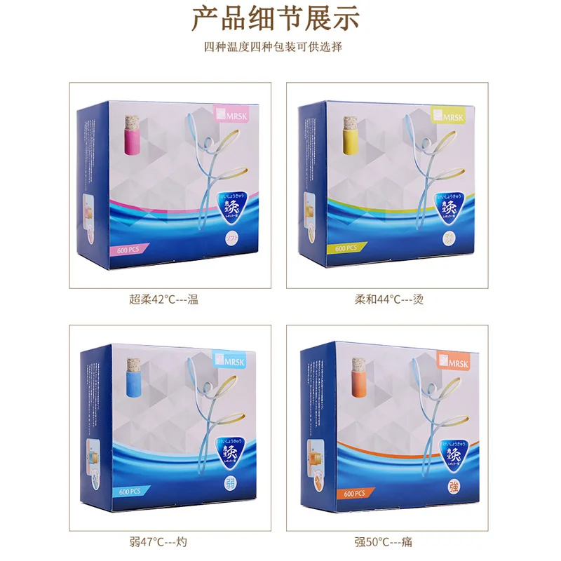 600 шт. портативная наклейка мокса для массажа китайская акупунктура и моксинга