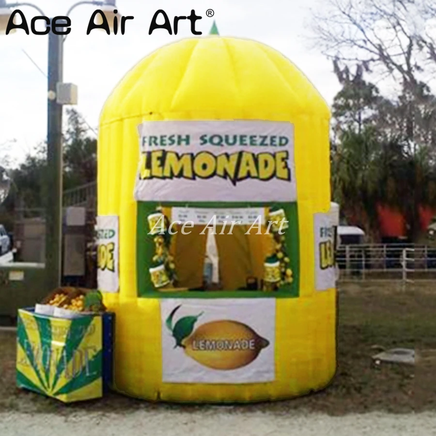 Надувной стенд lemonade с лимонами на заказ доска для шоппинга концессионный киоск
