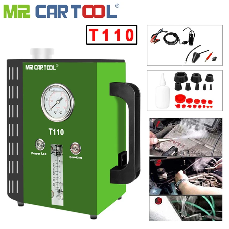 Автомобильный генератор дыма MR CARTOOL T110 детектор утечки диагностический