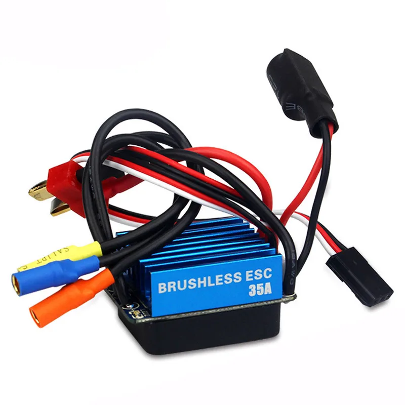 Электрический регулятор скорости 35A бесщеточный ESC для 1/12 1/10 HSP Redcat Traxxas HPI tiiya RC