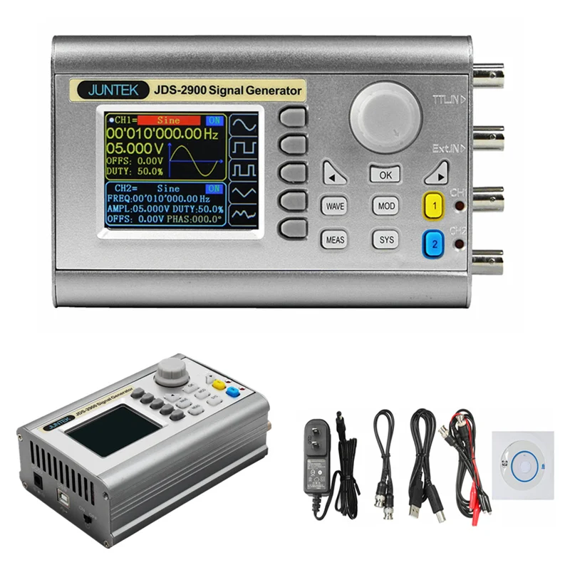 JDS2900-15M 15 МГц генератор сигналов цифровой контроль двухканальный DDS функция