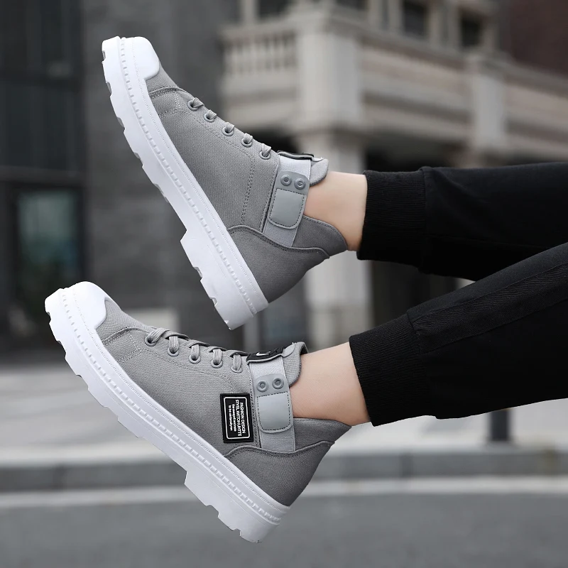 Designer High-Top Casual Shoes Men Sneakers Breathable Mixed Color Walking Footwear hiking shoes men chaussure homme | Обувь