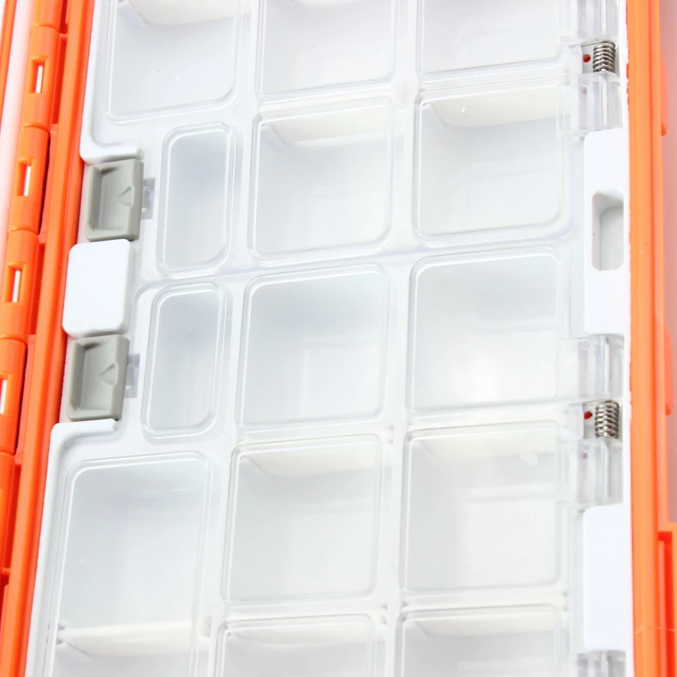 New 19cm*10cm*5cm Fishing Tackle Box most 30 Lattice Compartments Fish Lure Line Hook Fishing Tackle Fishing Accessories Box