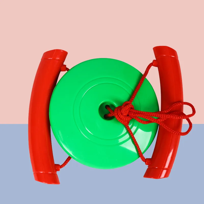 Зеленый Happymaty дети Pull disk спортивная игра фитнес-оборудование выдвижной диск Тяговый канат прочность фитнес инструменты открытый игрушки для детей - Цвет: Зеленый
