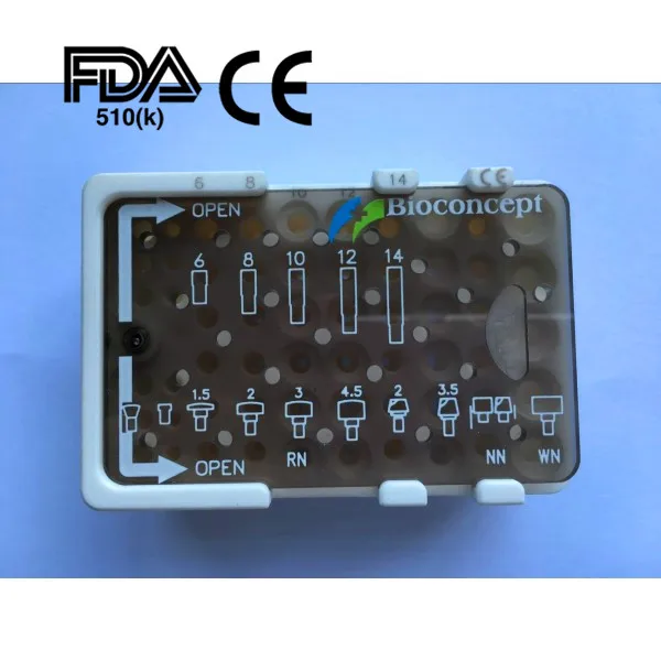 Винтовой контейнер с крышкой для хирургической кассеты 056040|container with lid|container