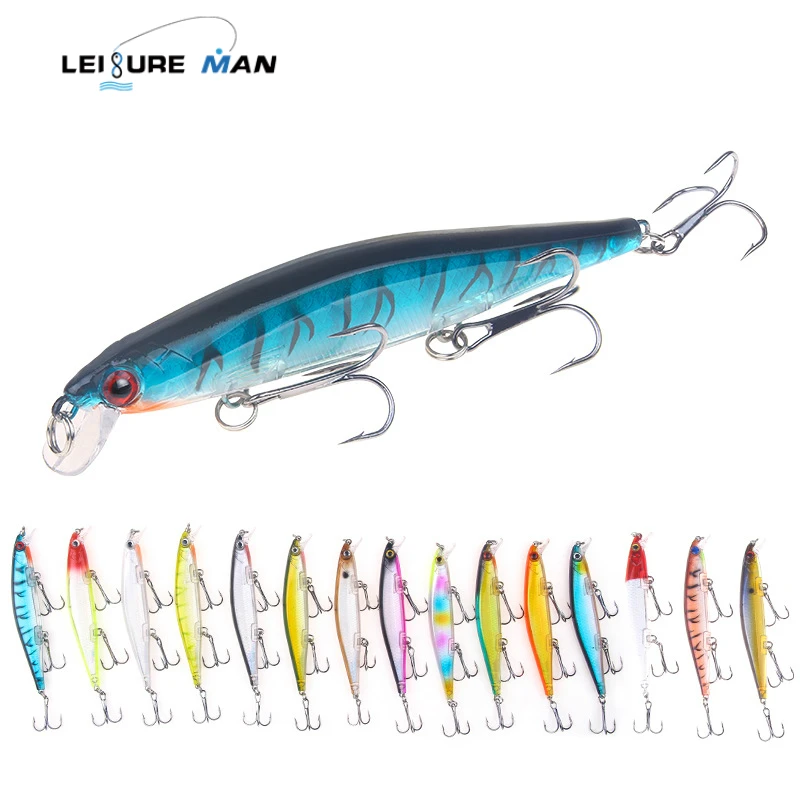 LEISURE MAN Suspended submersible road sub-bait Long shot Minor 12.9g/11cm dip bait cheap fishing gear sales | Спорт и развлечения