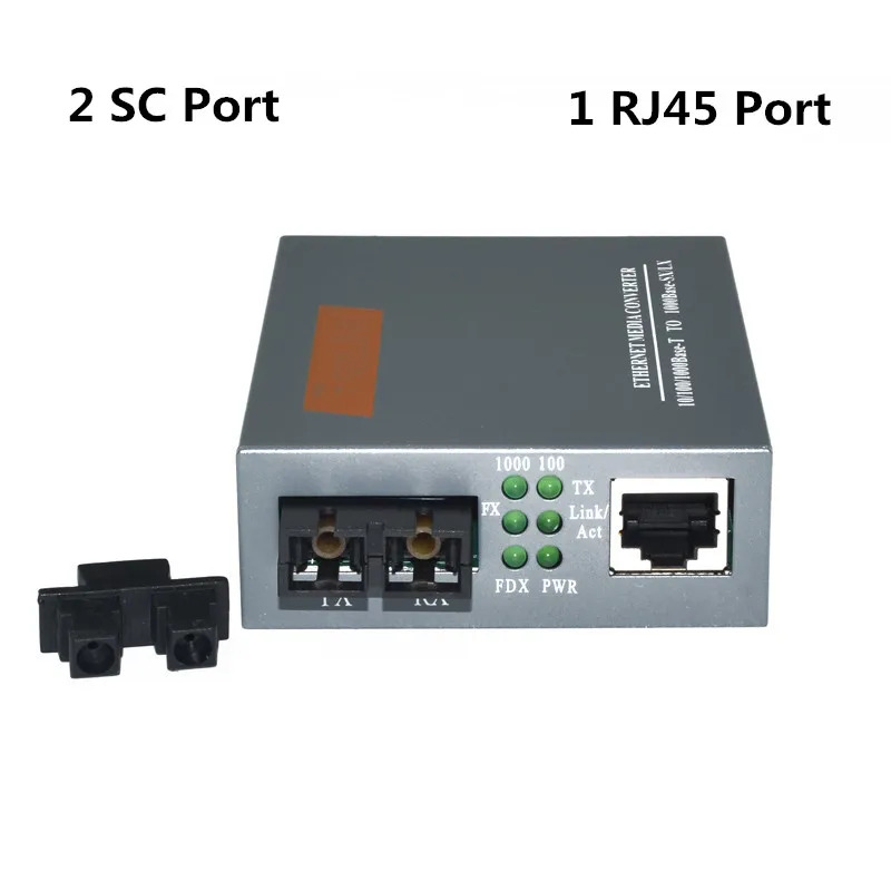 1 пара гигабитных трансиверов многомодовый волоконно оптический трансивер