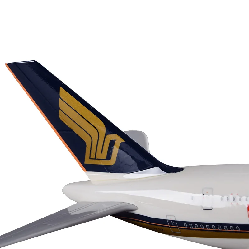 45 см A380 Сингапур модель самолета авиакомпании смолы Airways Airbus международных самолет Сингапур A380 авиации статический модель игрушки