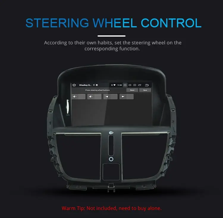 JDASTON Android 9,0 автомобильный dvd-плеер для peugeot 207 2007-2011 2012 2013 wifi Мультимедиа gps Навигация стерео 1Din Автомагнитола