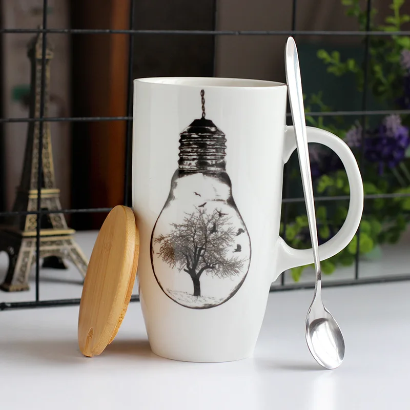 Винтажная кофейная чашка в стиле ретро 550 мл|Кружки| |