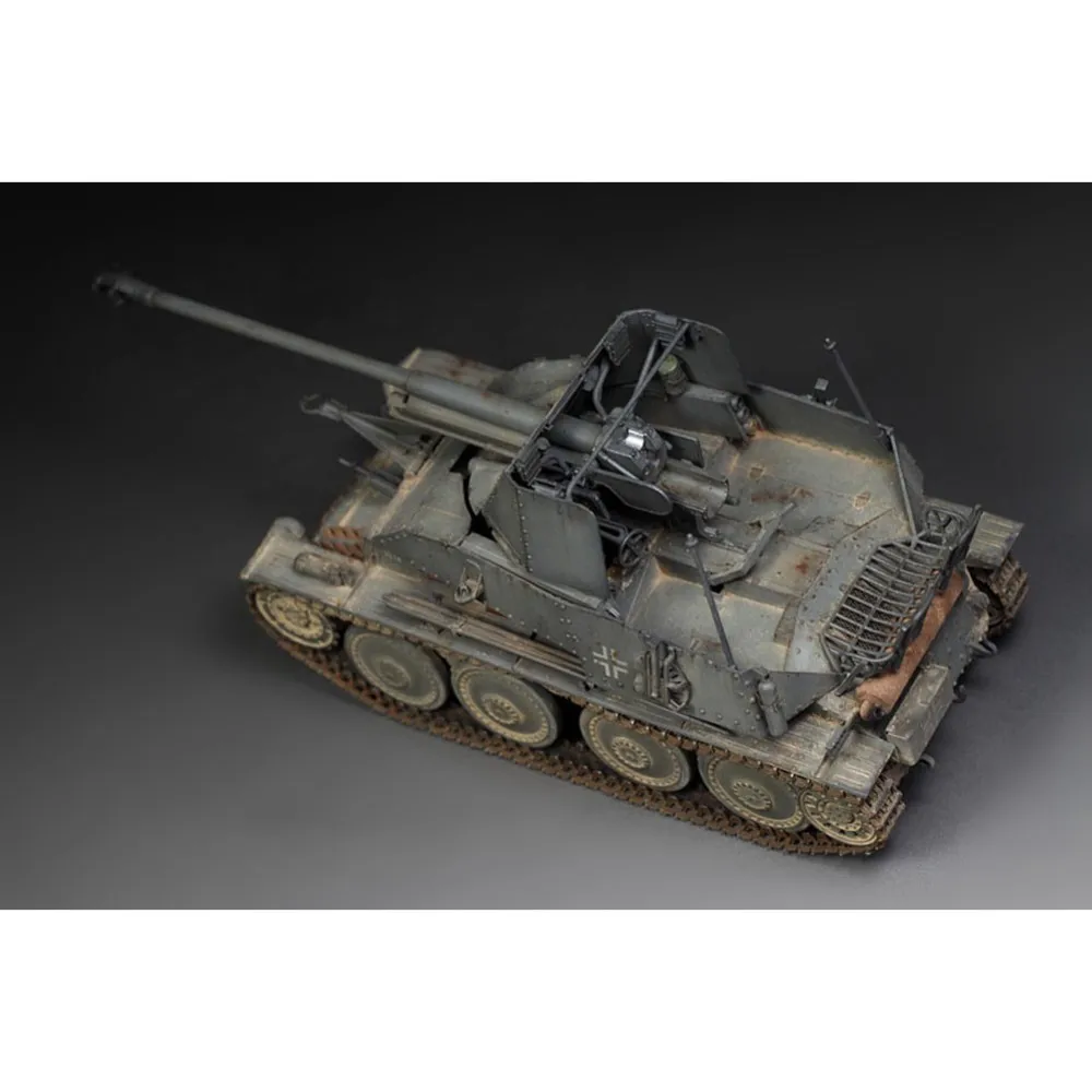 Немецкий танк эсминец Tamiya 35248 1/35 Marder III Sd Kfz139 76 мм Pak36r Auf38t в военном сборе AFV