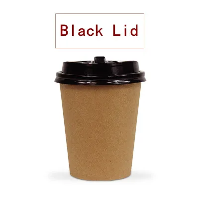 Бесплатная доставка 50 шт. коричневые стаканчики из крафт-бумаги 280 мл одноразовые