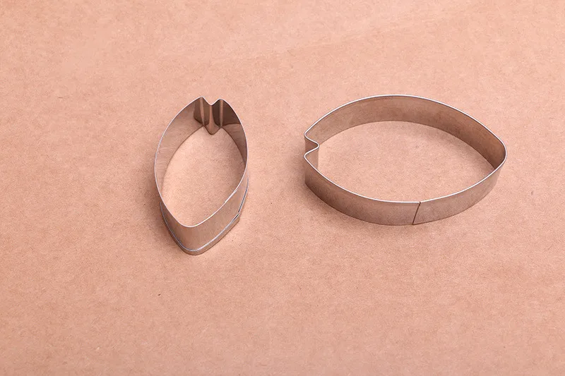 2 шт./лот из нержавеющей стали тюльпан формы для торта глиняная резинка