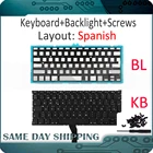 Новинка для Apple Macbook Air, 13 дюймов, A1369, A1466, испанская клавиатура с подсветкой, замена 2011-2017 года