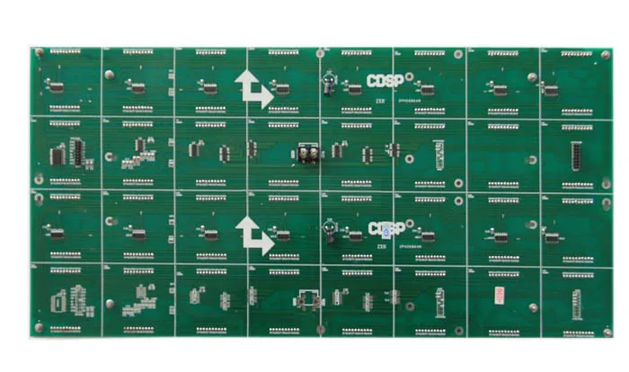 10 шт./лот RG F5.0 Светодиодная панель экран знак баннер модуль для помещений