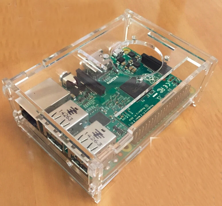 Чехол для raspberry pi 3 5 шт. может поместиться в вентилятор и радиатор e 3B / 2B 1B + коробка