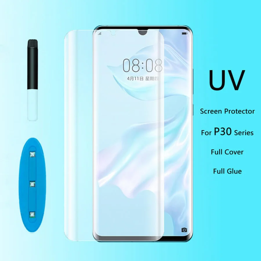 Защитное стекло закаленное для Huawei P30/P40 Pro/Mate 30/20 Pro/P30 lite | Мобильные телефоны и
