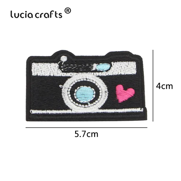 Style 18 Lucia crafts 1 шт./лот мульти-Стили вышитые железные патчи для одежды наклейки значки DIY Швейные аксессуары L0903 - Цвет: Style 18