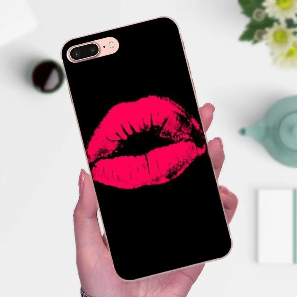 Тонкий чехол для мобильного телефона mini Pro с губами Kiss For Galaxy J1 J2 J3 J330 J4 J5 J6 J7 J730 J8 2015