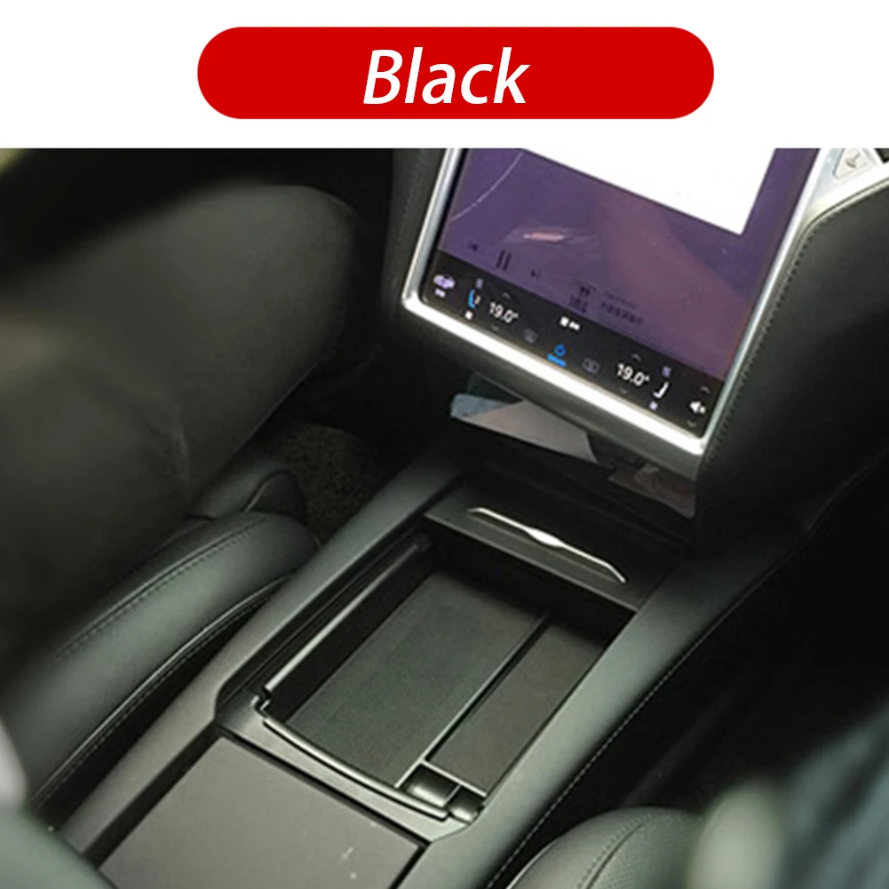 Центральная консоль салона лоток Органайзер с беспроводной зарядки черный