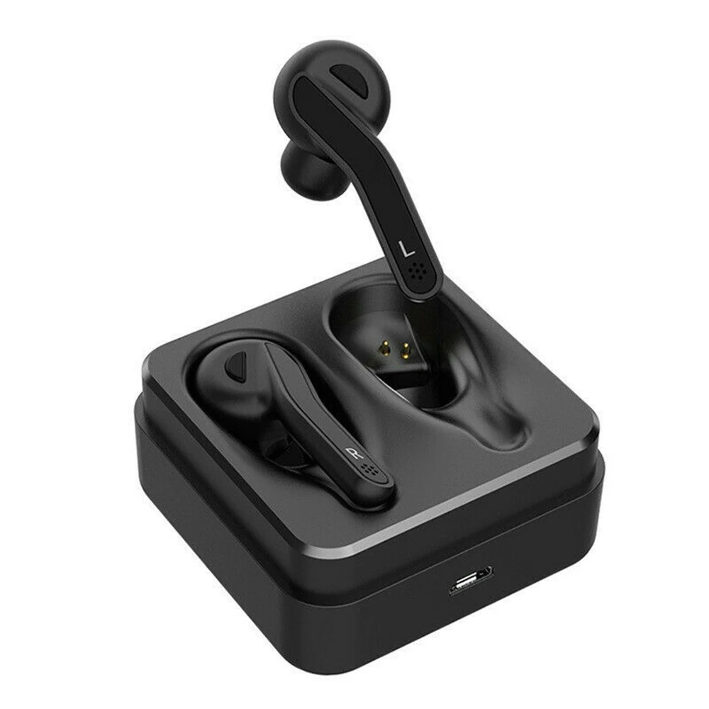 Bluetooth наушники, Bluetooth 5,0, бинауральные наушники для звонков, Спортивная гарнитура, IPX5, TWS, беспроводные наушники для телефона, зарядная коробка, гарнитура