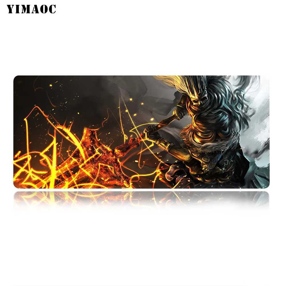 YIMAOC Dark Souls коврик для мыши 30x70 см компьютерный Противоскользящий игровой из