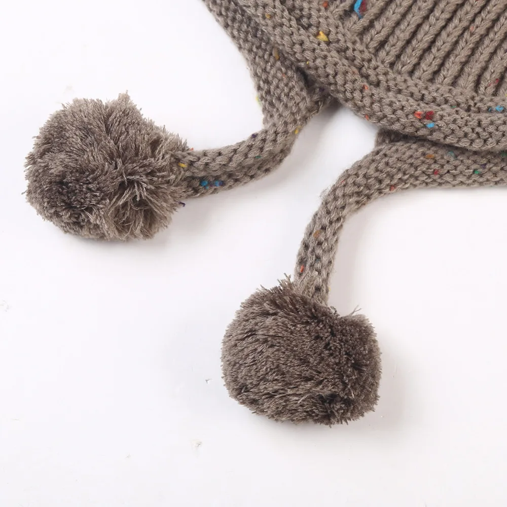 2016 Fashion Brand Winter Hat 3 Wool Balls Lady Cute Warm Beanie Cap Hot Sale Chapeu Femininas 2 Colors | Аксессуары для одежды