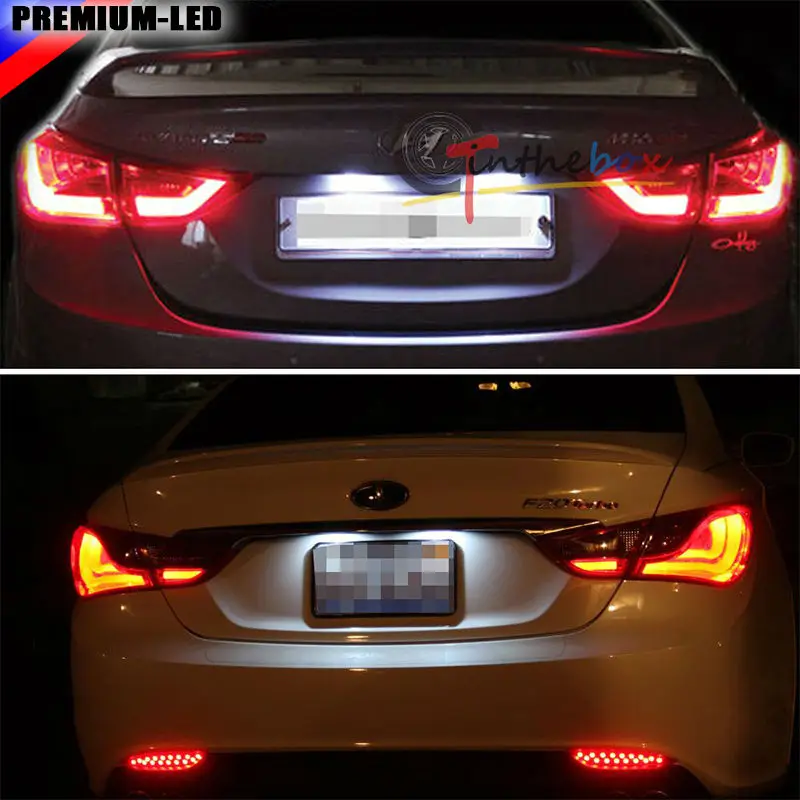 OEM Замена ксенон белый светодиодный светильник номерного знака сборки для 2011 2014