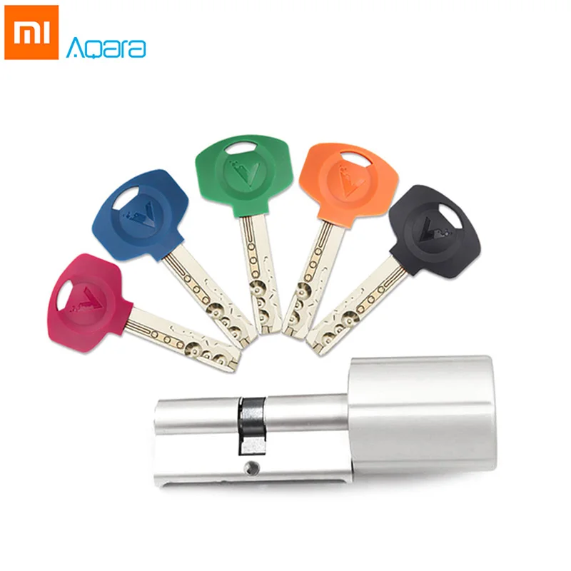 Оригинальный Xiaomi Aqara Противоугонный безопасный замок для двери Core W/Key Домашняя