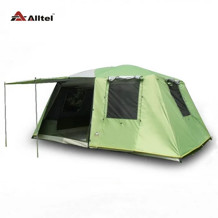 Preise Echtes KRD Zwei Schlafzimmer Doppelschicht Storm 6 Menschen Vier Jahreszeiten Outdoor-camping-zelt A-062