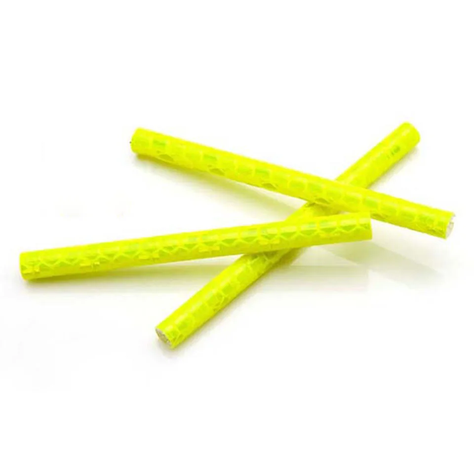Yellow 12 шт. велосипедный горный велосипед для обода колеса крепление клип Предупреждение световая полоса отражатель светоотражающий Открытый 78 мм - Цвет: Yellow