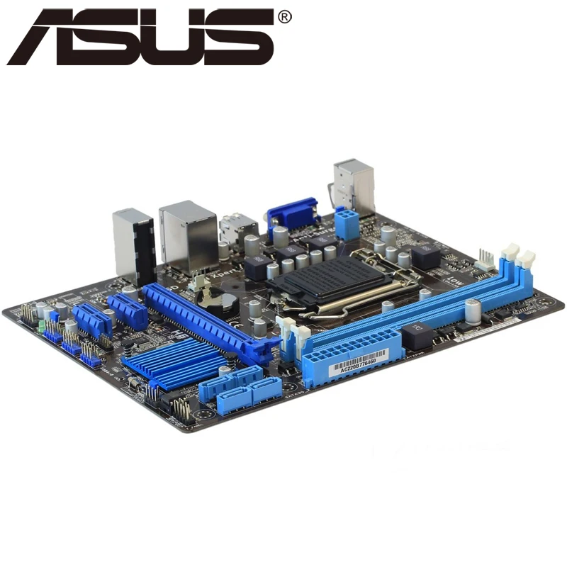 Asus H61M-E настольная материнская плата H61 Socket LGA 1155 i3 i5 i7 DDR3 16G uATX UEFI биос оригинальная б/у материнская плата DVI в продаже