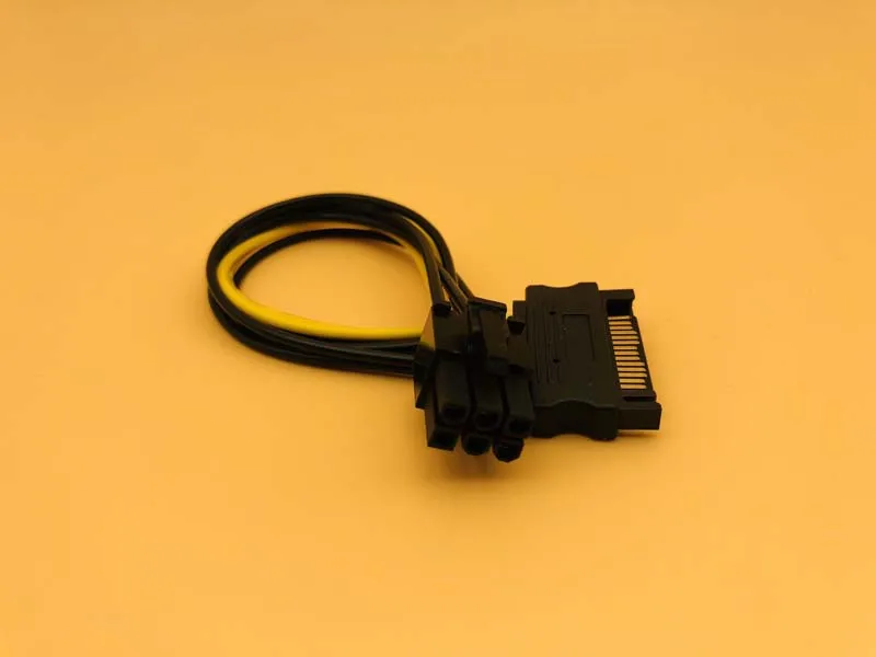 6 шт. VER009S PCI E Riser Card Dual LED 009S Express 1X to 16X 0 M USB 3 кабель 6Pin Molex Power для майнинга