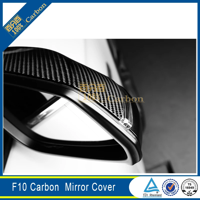 Carbon Fiber Auto Side Mirror Cover Replacement For 5 Series F10 2014-2016 | Автомобили и мотоциклы