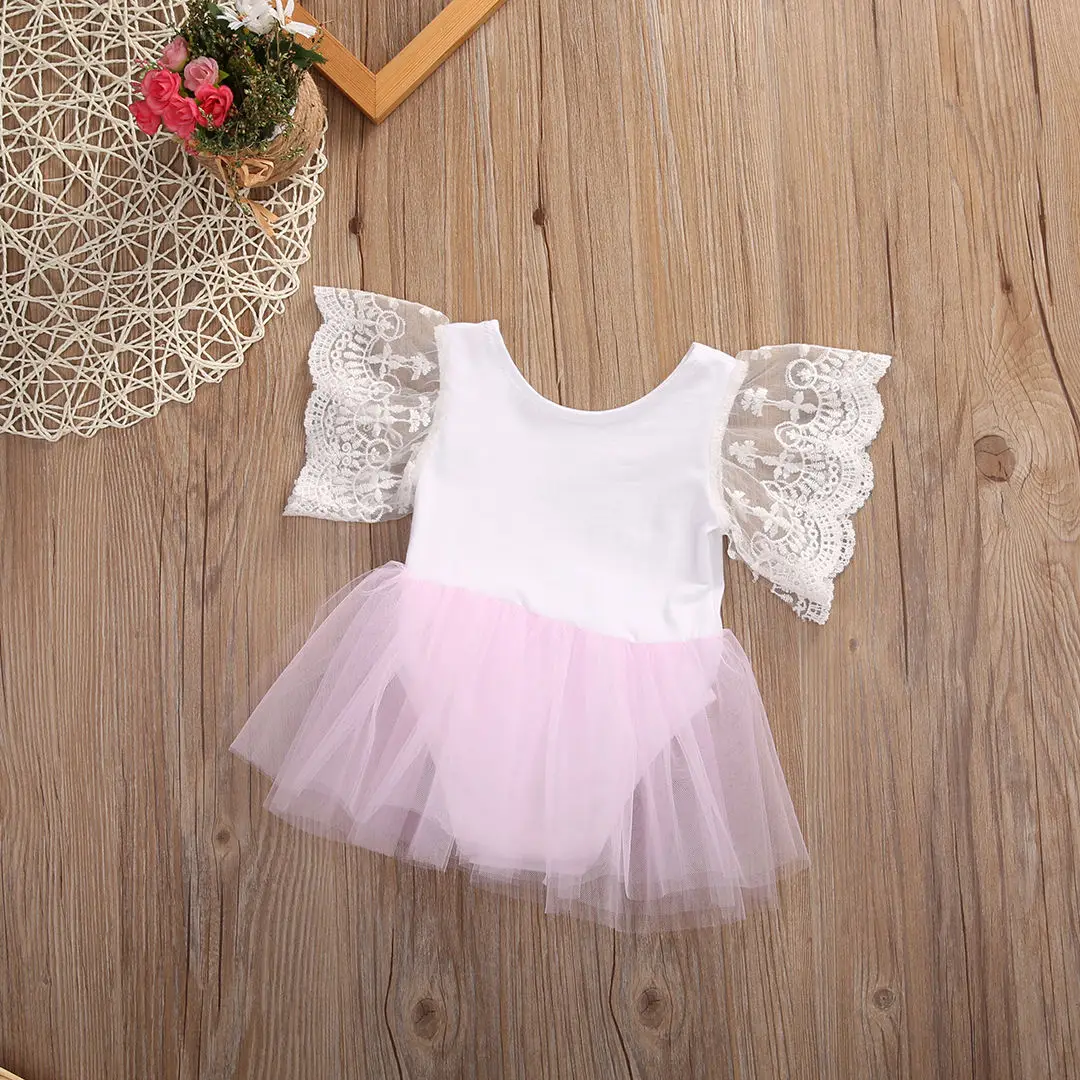 2017 Newborn Kids Baby Girl Infant Romper Jumpsuit Bodysuit Tutu Dress Clothes Floral Outfits 0-3Y | Детская одежда и обувь