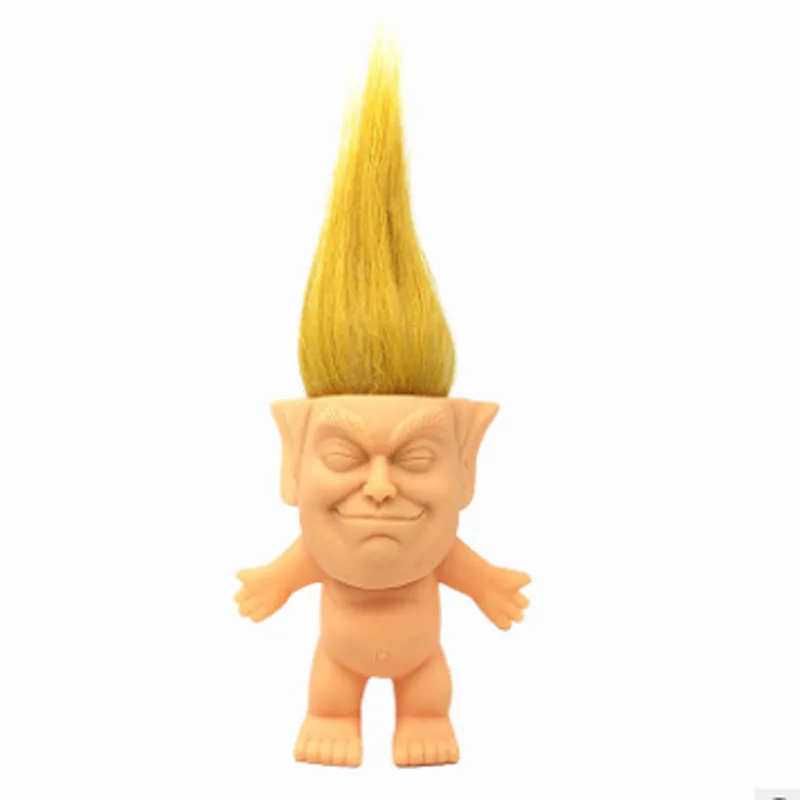 A 10 см забавная игрушка Трамп силиконовая Кукла Тролль виниловая винтажная некрасивая кукла игрушки Трамп забавные фигурки модель игрушки - Цвет: A