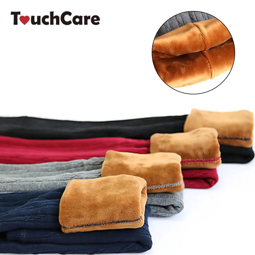 TouchCare/флисовые леггинсы для девочек детские бархатные штаны в полоску Детские