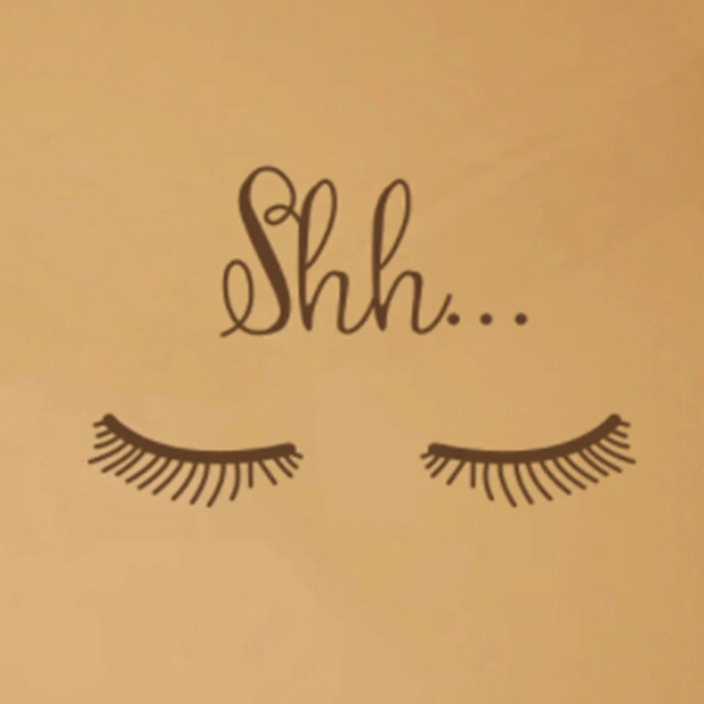 Новинка 1 шт. Наклейка на стену для глаз виниловые большие ресницы брови съемный