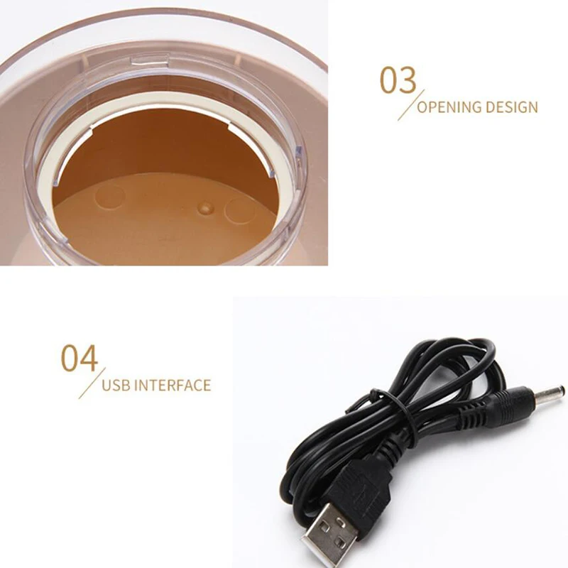 ATWFS Humidifier Aroma Oil Diffuser Ultrasonic Aromatherapy Wood Grain Air USB Mist Maker Fogger LED Light | Бытовая техника