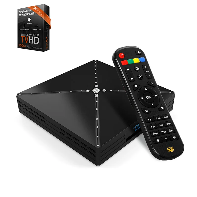 IPTV 1 year with Box IP tv Android tv Box Rockchip rk3399 4GB 64GB B. T4.0 2,4G/5,8G wifi YSE-Sup с клавиатурой IP tv подписка телеприставка - Цвет: IPTV 1 year with Box