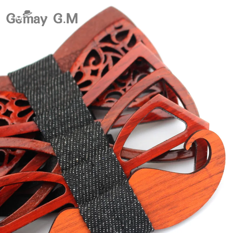 Модный деревянный галстук-бабочка для мужчин мужской деловой вечерние НКИ