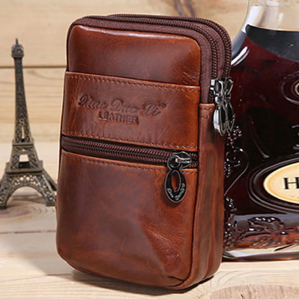 Высокого качества класса Люкс из натуральной кожи в стиле Хип Fanny поясная сумка