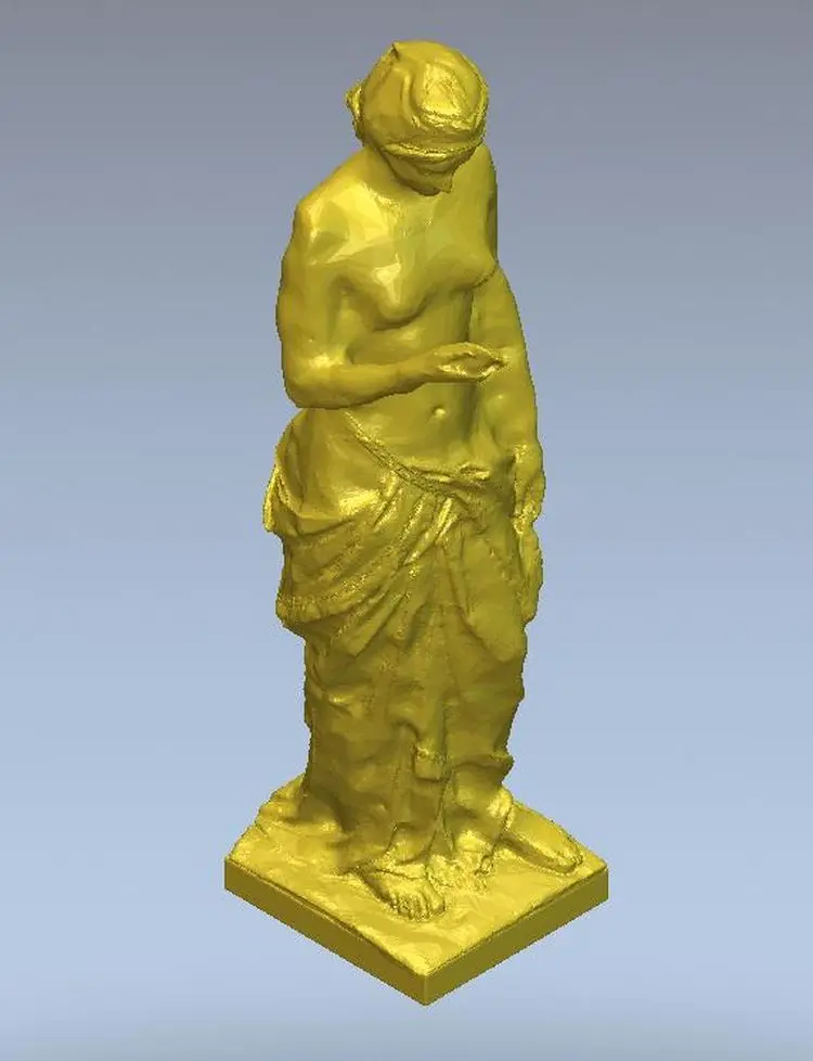 

3d model relief for cnc or 3D printers in STL file format statue of virgins -1