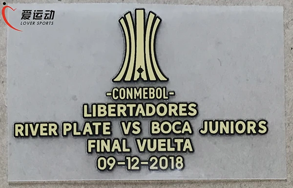 details 1209 BOCA JUNIORS FINAL COPA LIBERTADORES набор патчей CONMEBOL LIBERADORES финальный матч детали+ трофей 6 патч - Цвет: details 1209