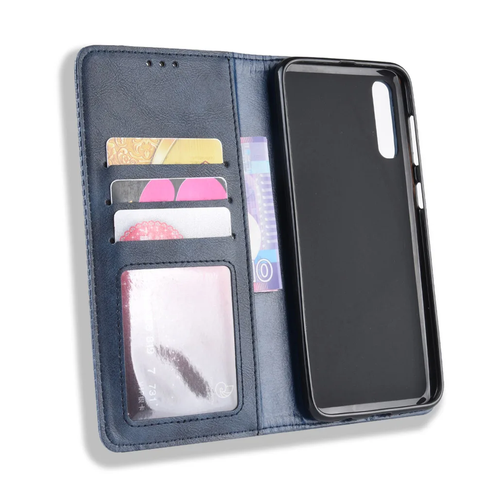 For Samsung Galaxy A50 Case Wallet Flip Style Leather Phone Bakc Cover A 50 SM-A505F with Photo frame | Мобильные телефоны и
