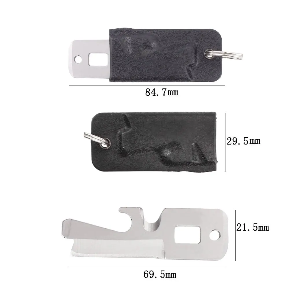 Оболочка отвертка бутылка EDC kydex открывалка брелок Открытый многофункциональный мульти брелок для ключей лагерь резак инструмент Многоцелевой Карманный Комплект