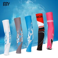 10 colors outdoor arm sleeves 2pcspair breathable arm warmers uv protection unisex cycling arm sleeves r463